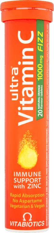 Vitabiotics Ultra Vitamin C Fizz 20 Effervescent 20 Tablets