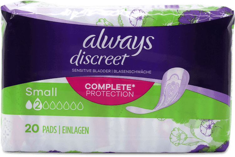 Always Discreet Small 20 Pads