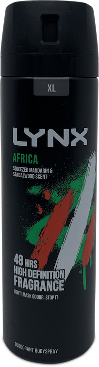 Lynx Africa Squeezed Mandarin And Sandalwood 200ml