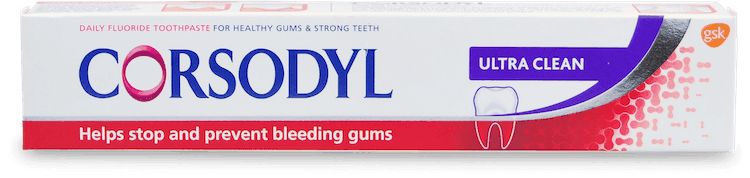 Corsodyl Gum Care Toothpaste Daily Fluoride Ultra Clean 75ml