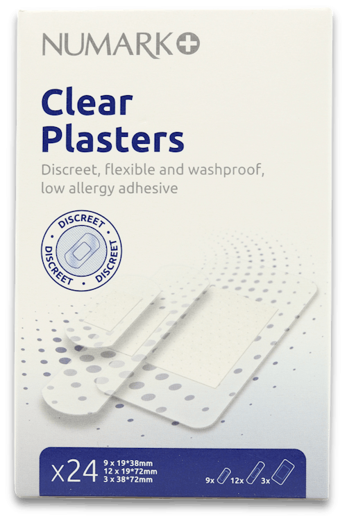 Numark Clear Plasters 24 Pack