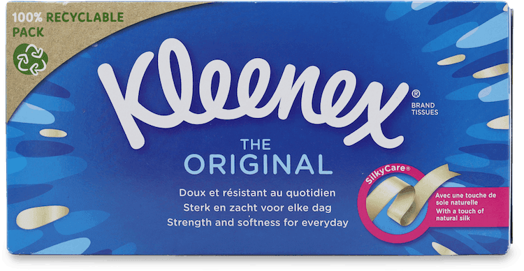 Kleenex Original Regular White Tissues 72 Pack