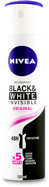 Nivea Black & White Antiperspirant Deodorant Spray 150ml