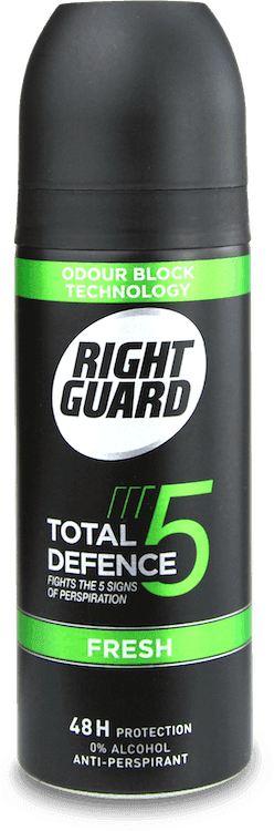 Right Guard Total Defence 5 Fresh 48H Protection Antiperspirant 150ml