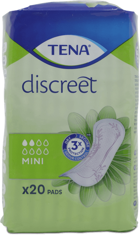 Tena Discreet Light Flow Pads 20 Pack