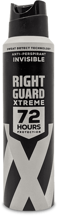 Right Guard Xtreme Invisible 72H Protection Antiperspirant 150ml