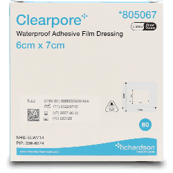 Clearpore Adhesive Dressing 60 Pack