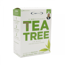 The Eye Doctor Tea Tree Lid Wipes - 20 Wipes