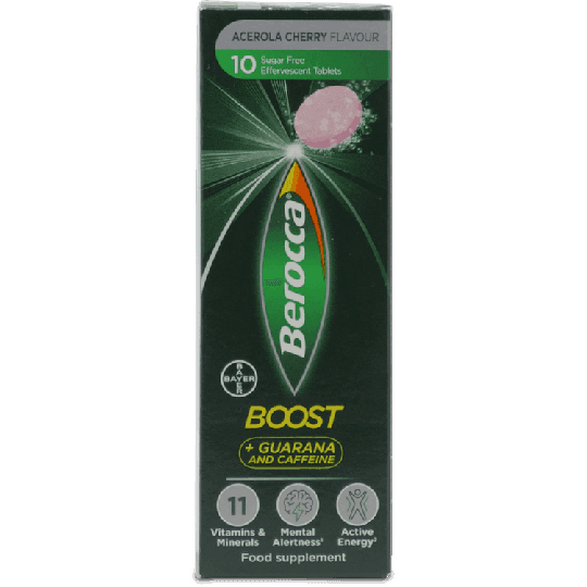 Berocca Boost with Guarana Cherry Flavour 10 Tablets