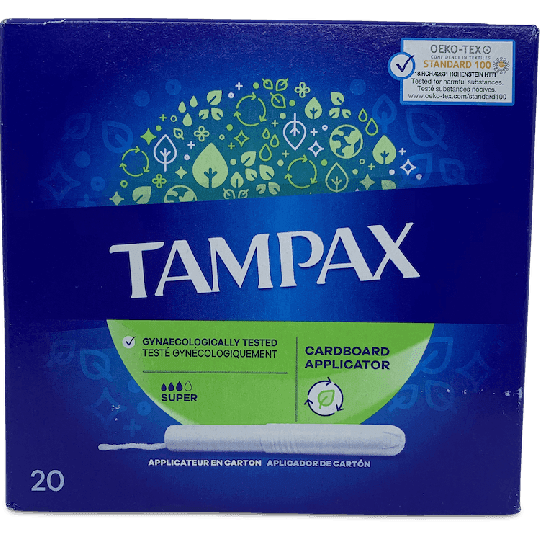 Tampax Super Tampons with Applicator 20 Pack