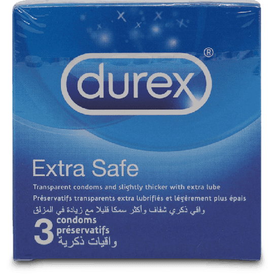 Durex Extra Safe Condoms 3 Pack