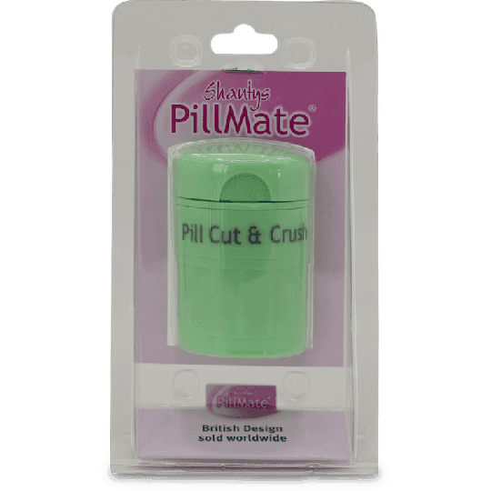 Shantys Pillmate Pill Cut & Crush Container Assorted Colours