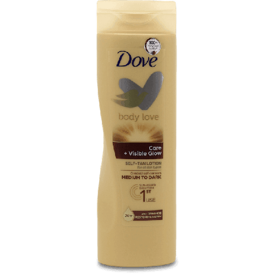 Dove Visible Glow Self-Tan Medium-Dark 250ml