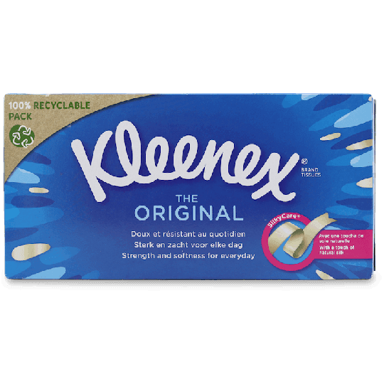 Kleenex Original Regular White Tissues 72 Pack