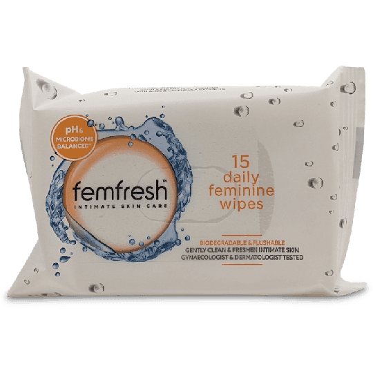 Femfresh Feminine Intimate Wipes 15 Pack