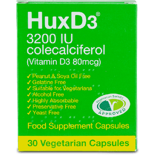 Huxd3 3200IU Colecalciferol Vitamin D3 80mcg