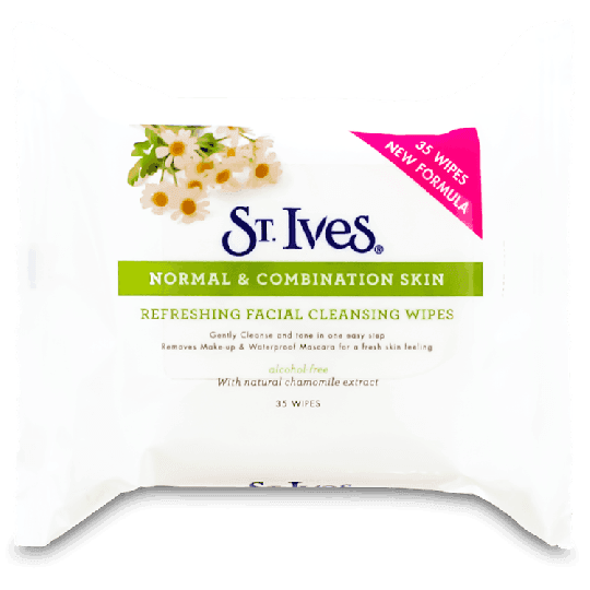 St. Ives Facial Cleansing Refreshing 35 Wipes