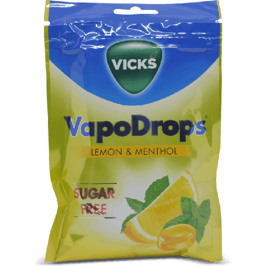 Vicks VapoDrops Lozenges Lemon And Menthol 72g