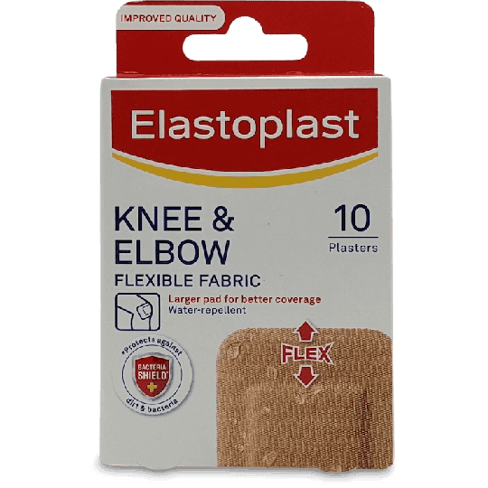 Elastoplast Knee & Elbow Fabric 10 Plasters