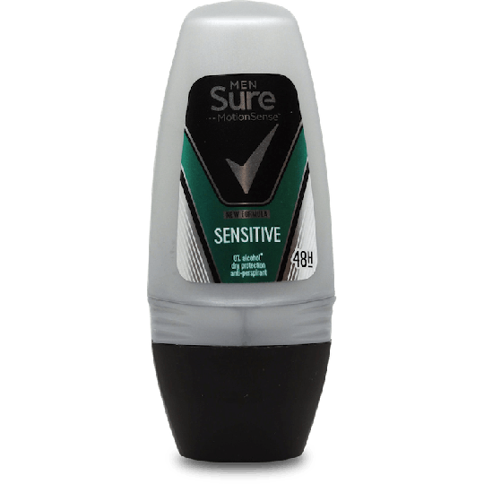 Sure Men Sensitive 48 Hour Roll-On Anti-Perspirant 50ml