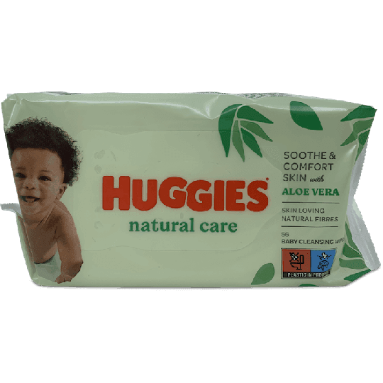 Huggies Natural Care With Aloe Vera Wipes 56 Pack