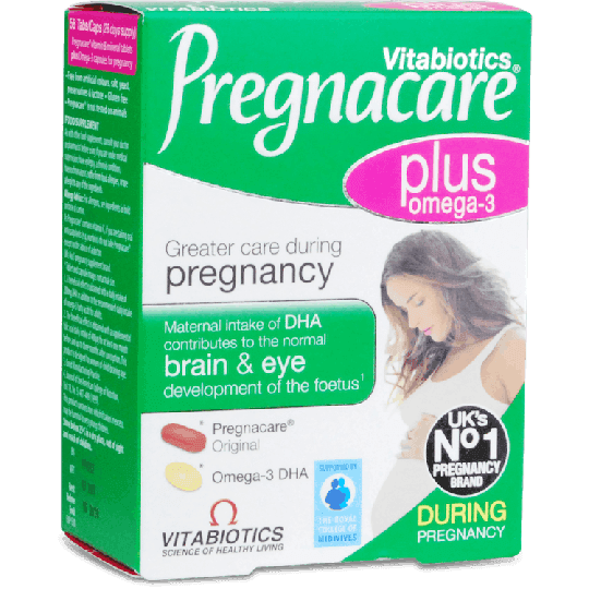 Vitabiotics Pregnacare Plus Omega-3 Dual Pack 56 Tablets /Capsules