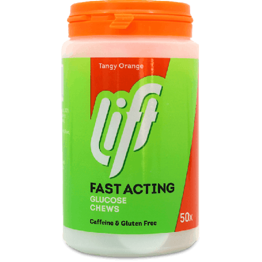 Lift Fast Acting Glucose Chews Orange 50 Pack