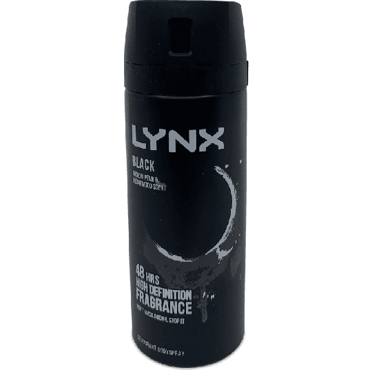 Lynx Black Frozen Pear And Cedarwood Scent 150ml