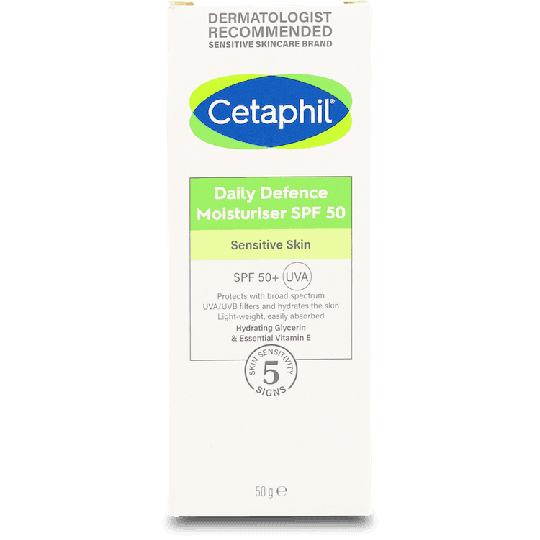 Cetaphil Daily Defence Moisturiser SPF 50+ 50g