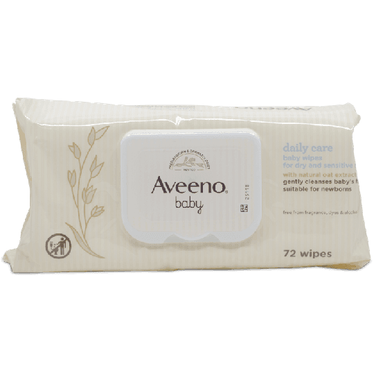 Aveeno Baby Daily Care Baby Wipes 72 Pack