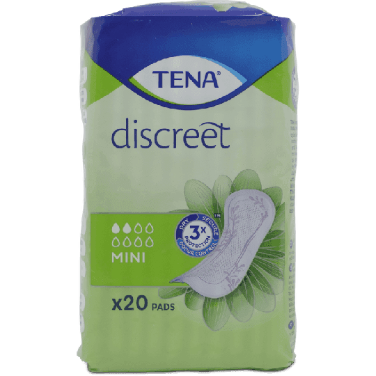 Tena Discreet Light Flow Pads 20 Pack