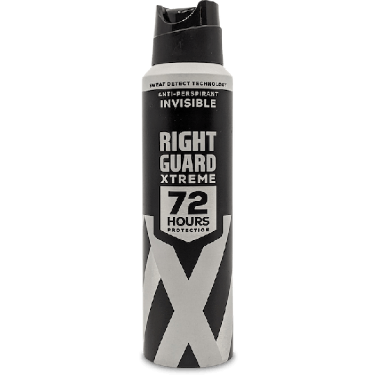 Right Guard Xtreme Invisible 72H Protection Antiperspirant 150ml