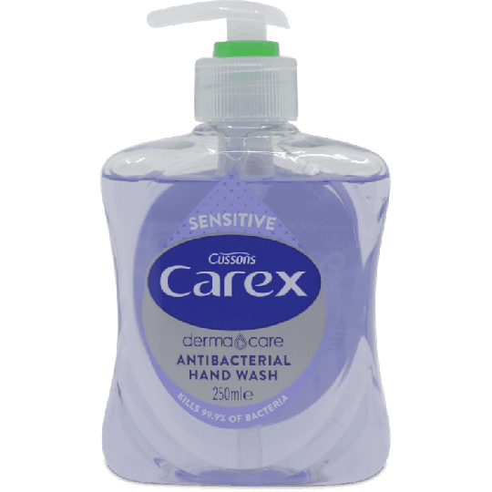 Carex Sensitive  2H Protection Antibacterial Handwash 250ml