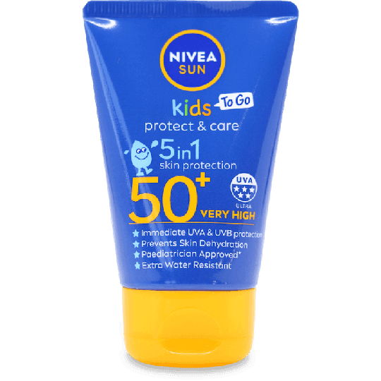 Nivea Sun Suncream Lotion SPF50+ Kids Protect & Care Pocket Size 50ml