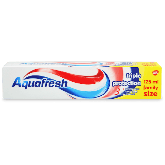 Aquafresh Triple Protection Fluoride Toothpaste 125ml