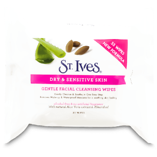 St. Ives Facial Cleansing Gentle Dry and Sensitive 35 Wipes