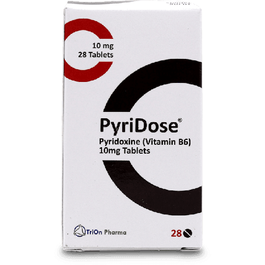 Pyridose Vitamin B6 Pyridoxine 10mg 28 Tablets