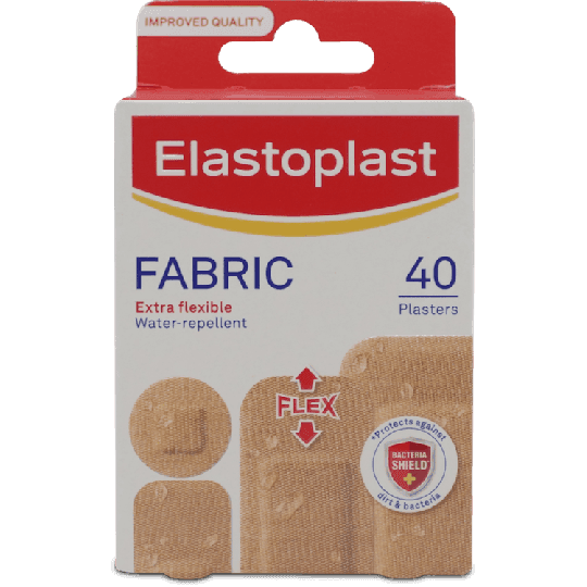 Elastoplast Fabric Extra Flexible Breathable 40 Plasters