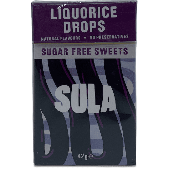 Sula Liquorice Sugar Free Sweets 42g