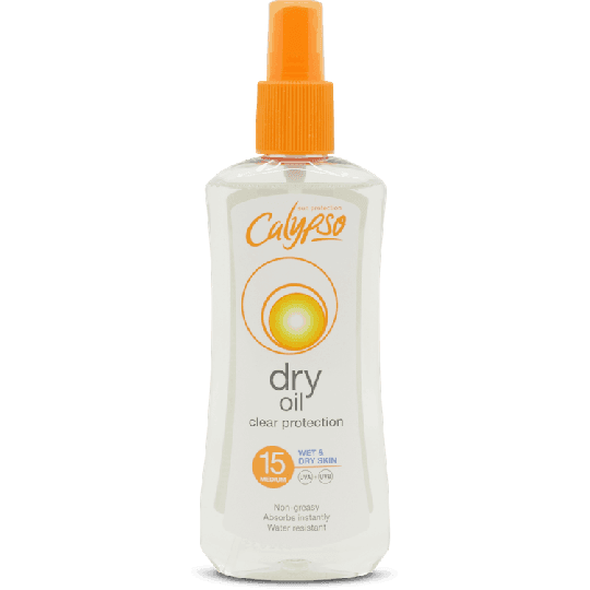 Calypso Dry Oil Clear Protection SPF15 200ml