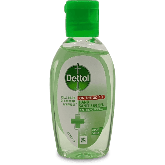 Dettol Aloe Vera Antibacterial Sanitiser 50ml