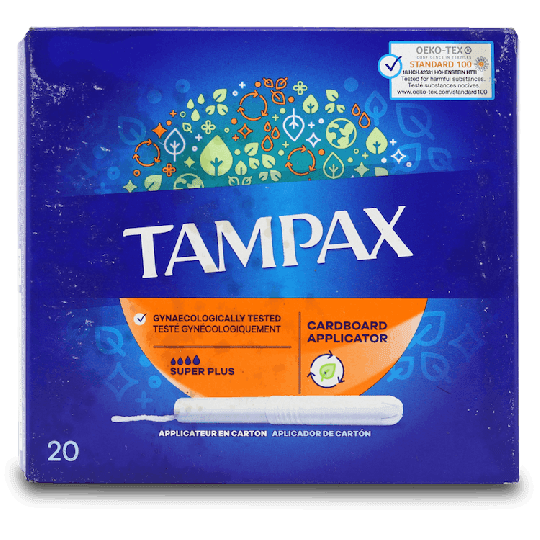 Tampax Super Plus with Applicator 20 Pack